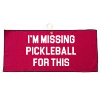 I'm Missing Pickleball For This Large Microfiber Waffle Golf Towel