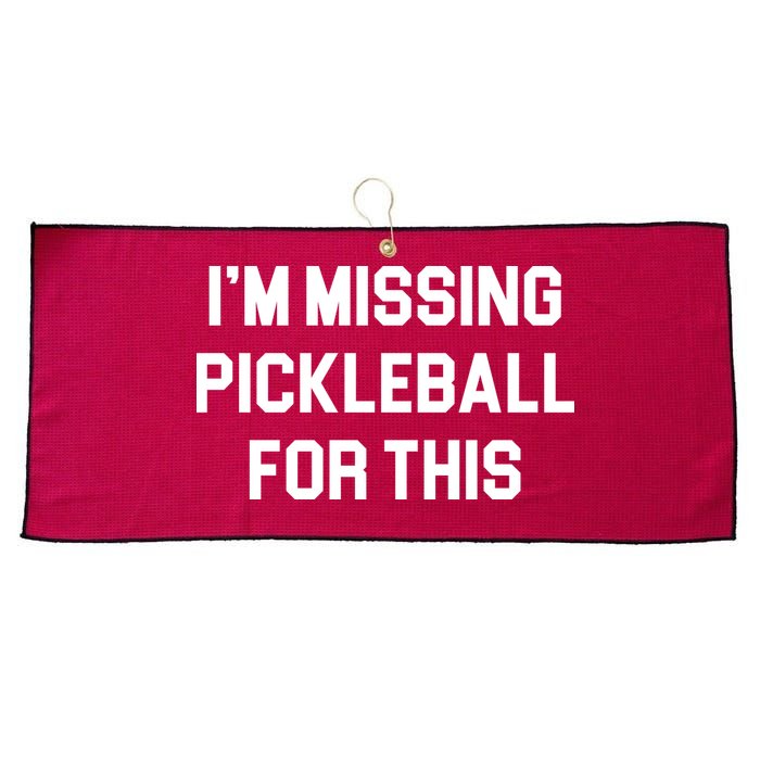 I'm Missing Pickleball For This Large Microfiber Waffle Golf Towel