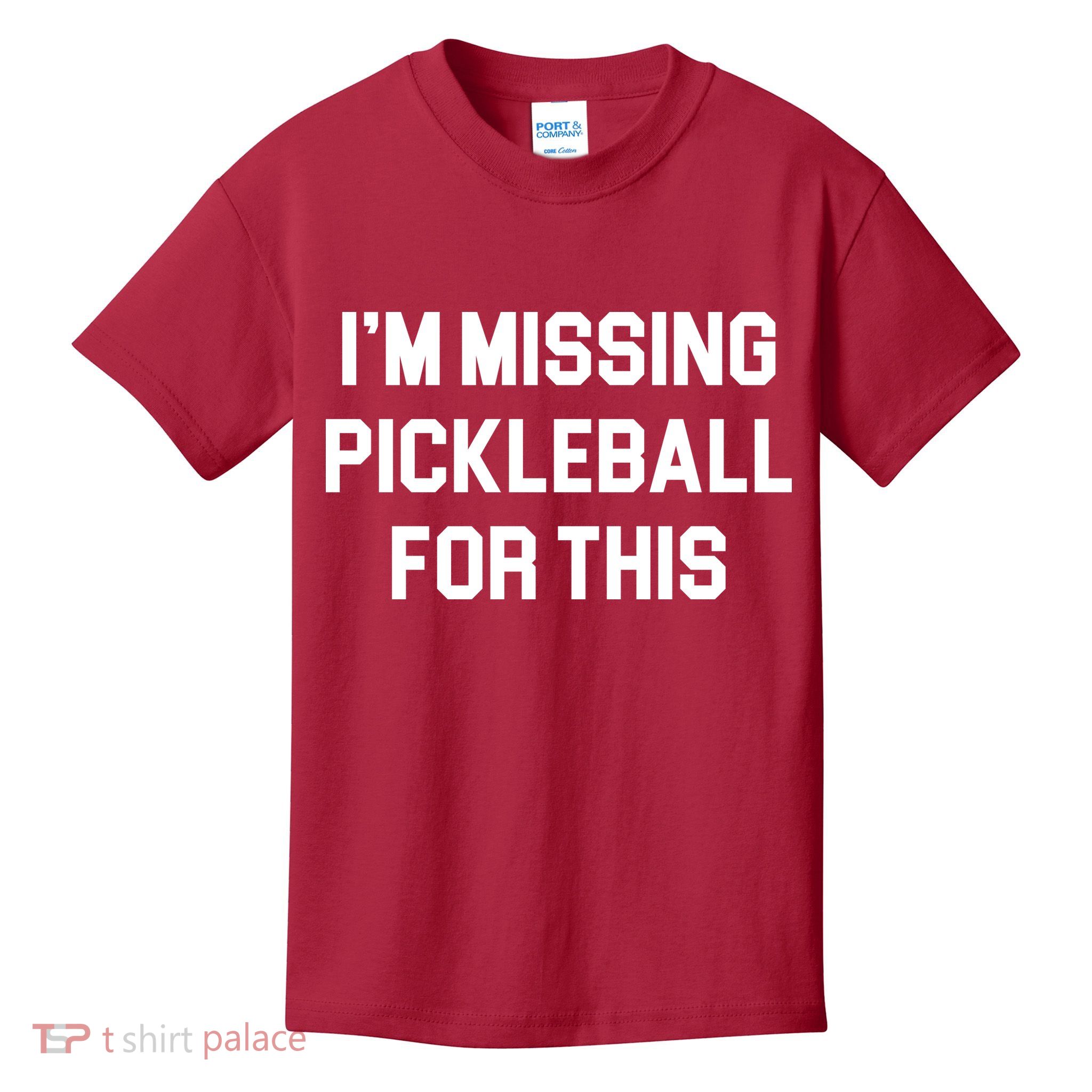 I'm Missing Pickleball For This Kids T-Shirt