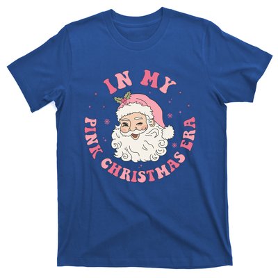 In My Pink Christmas Era Groovy Gift T-Shirt