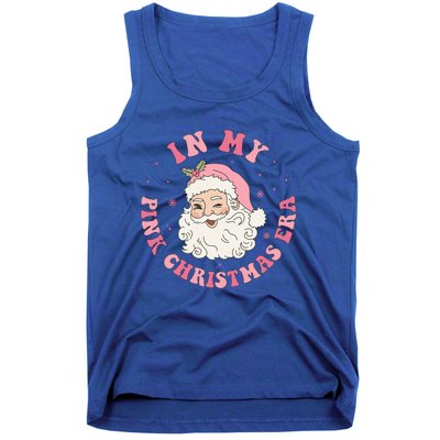 In My Pink Christmas Era Groovy Gift Tank Top