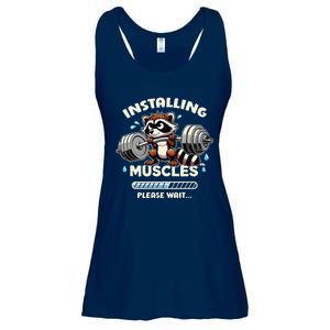 Installing Muscle Please Wait Ladies Essential Flowy Tank