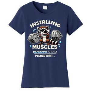 Installing Muscle Please Wait Women's T-Shirt