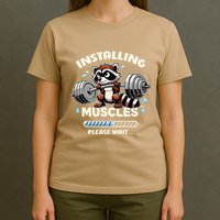 Installing Muscle Please Wait T-Shirt