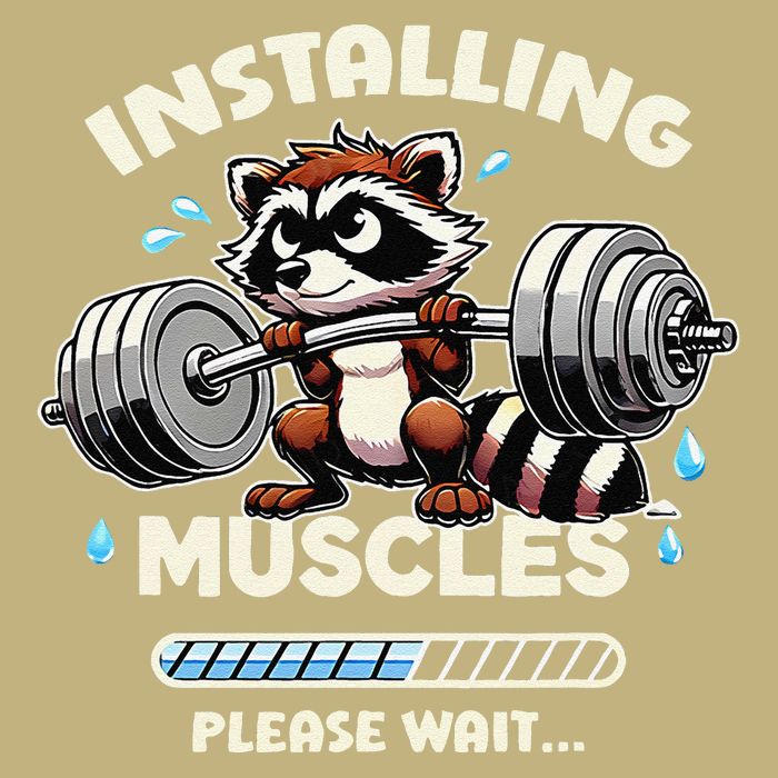Installing Muscle Please Wait Mousepad