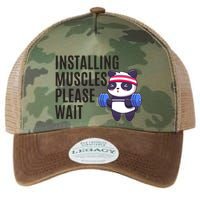 Installing Muscles Please Wait Panda Gym Legacy Tie Dye Trucker Hat