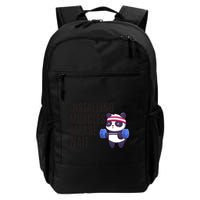 Installing Muscles Please Wait Panda Gym Backpack
