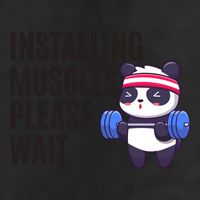 Installing Muscles Please Wait Panda Gym 25L Jumbo Tote