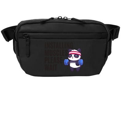 Installing Muscles Please Wait Panda Gym Crossbody Pack