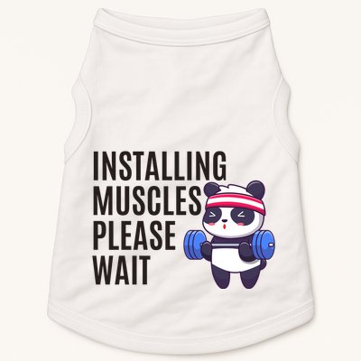 Installing Muscles Please Wait Panda Gym Doggie Tank