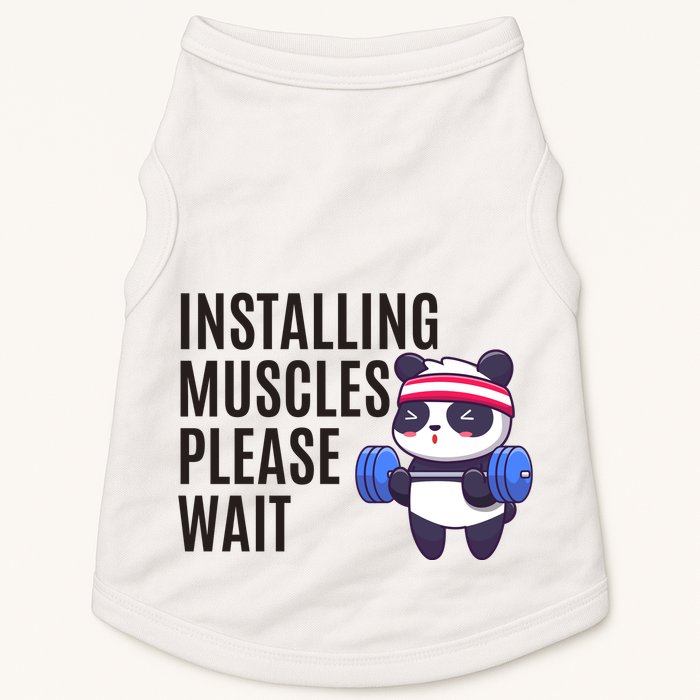 Installing Muscles Please Wait Panda Gym Doggie Tank