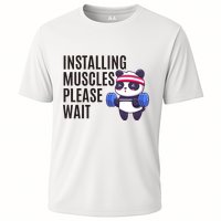 Installing Muscles Please Wait Panda Gym Performance Shirt