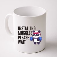 Installing Muscles Please Wait Panda Gym Mug