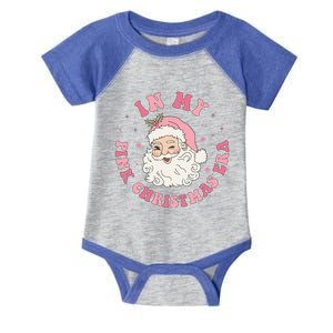 In My Pink Christmas Era Xmas Groovy Santa Holiday Gift Infant Baby Jersey Bodysuit