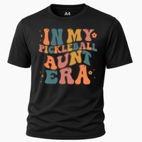 In My Pickleball Aunt Era Funny Groovy S Gift Cooling Performance Crew T-Shirt