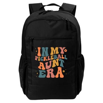 In My Pickleball Aunt Era Funny Groovy S Gift Backpack