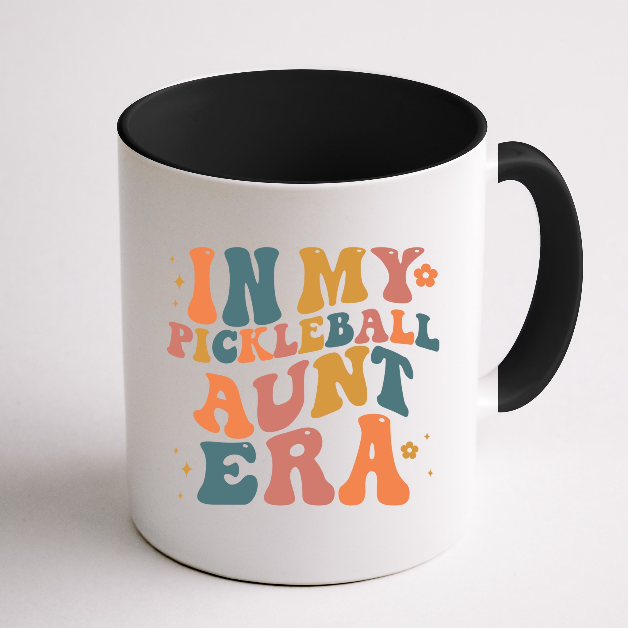 In My Pickleball Aunt Era Funny Groovy S Gift Mug