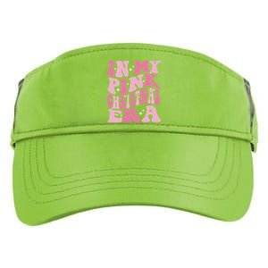 In My Pink Christmas Era Xmas Groovy Santa Squad Holiday Meaningful Gift Adult Drive Performance Visor