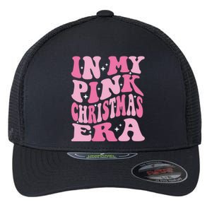 In My Pink Christmas Era Xmas Groovy Santa Squad Holiday Meaningful Gift Flexfit Unipanel Trucker Cap