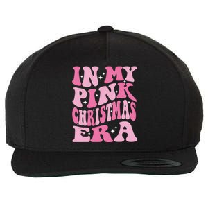 In My Pink Christmas Era Xmas Groovy Santa Squad Holiday Meaningful Gift Wool Snapback Cap