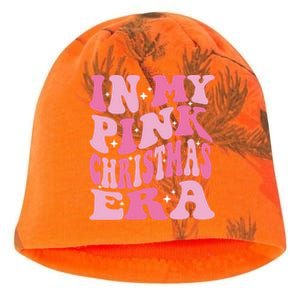 In My Pink Christmas Era Xmas Groovy Santa Squad Holiday Meaningful Gift Kati - Camo Knit Beanie