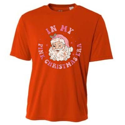 In My Pink Christmas Era Retro Pink Christmas Era Gift Cooling Performance Crew T-Shirt