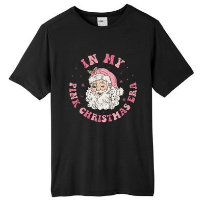 In My Pink Christmas Era Retro Pink Christmas Era Gift Tall Fusion ChromaSoft Performance T-Shirt