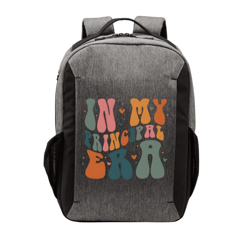 In My Principal Era Retro Back To School Teacher Life Vector Backpack