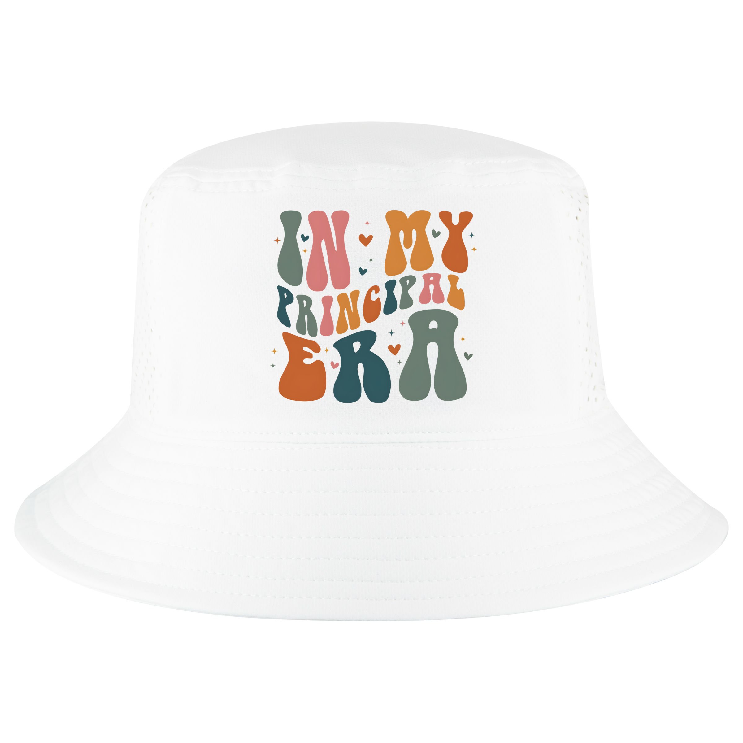 In My Principal Era Retro Back To School Teacher Life Cool Comfort Performance Bucket Hat