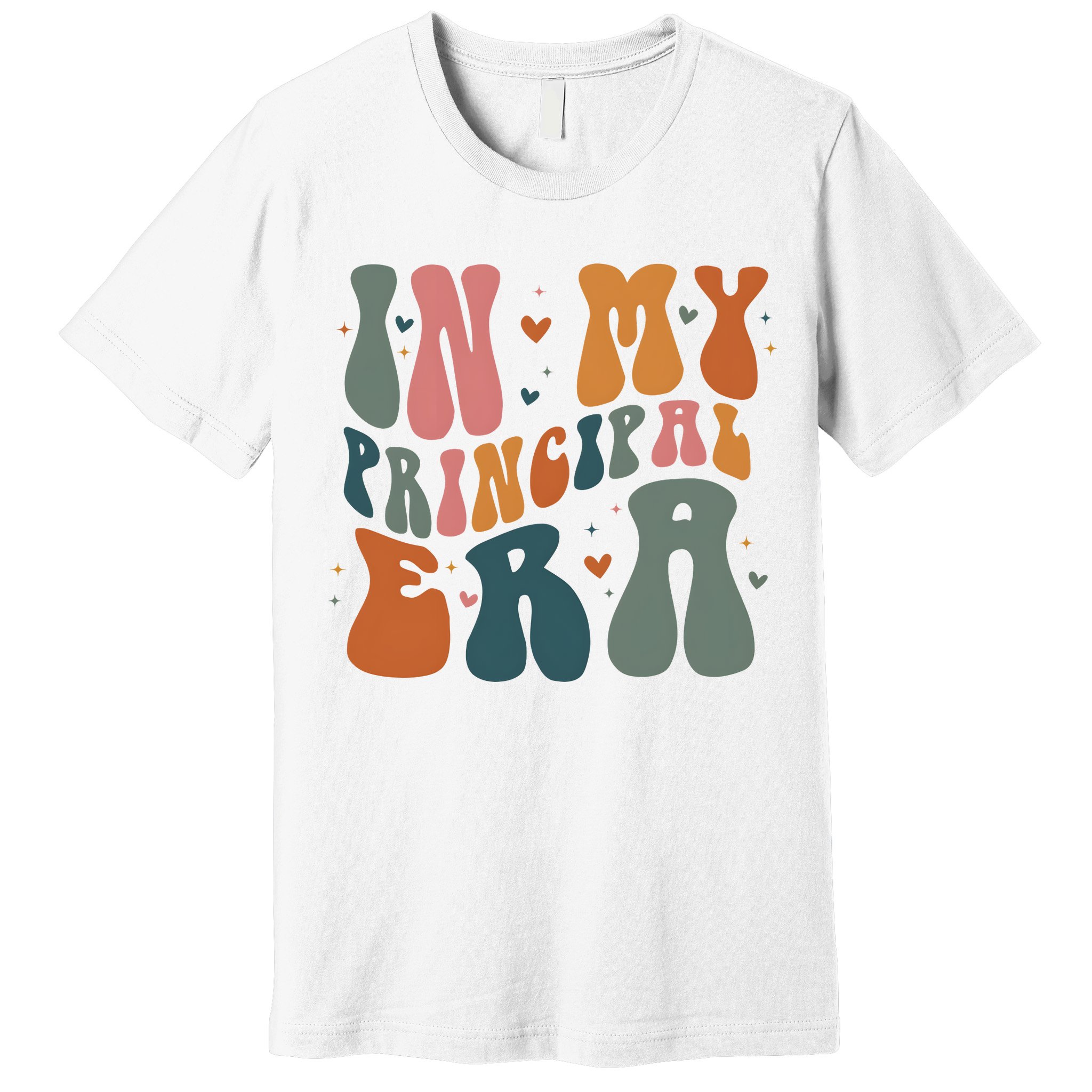 In My Principal Era Retro Back To School Teacher Life Premium T-Shirt