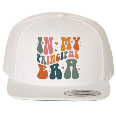In My Principal Era Retro Back To School Teacher Life Wool Snapback Cap