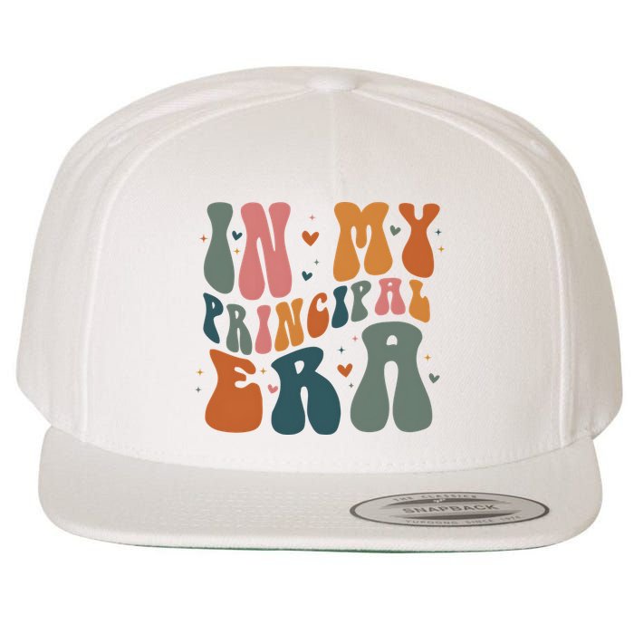 In My Principal Era Retro Back To School Teacher Life Wool Snapback Cap