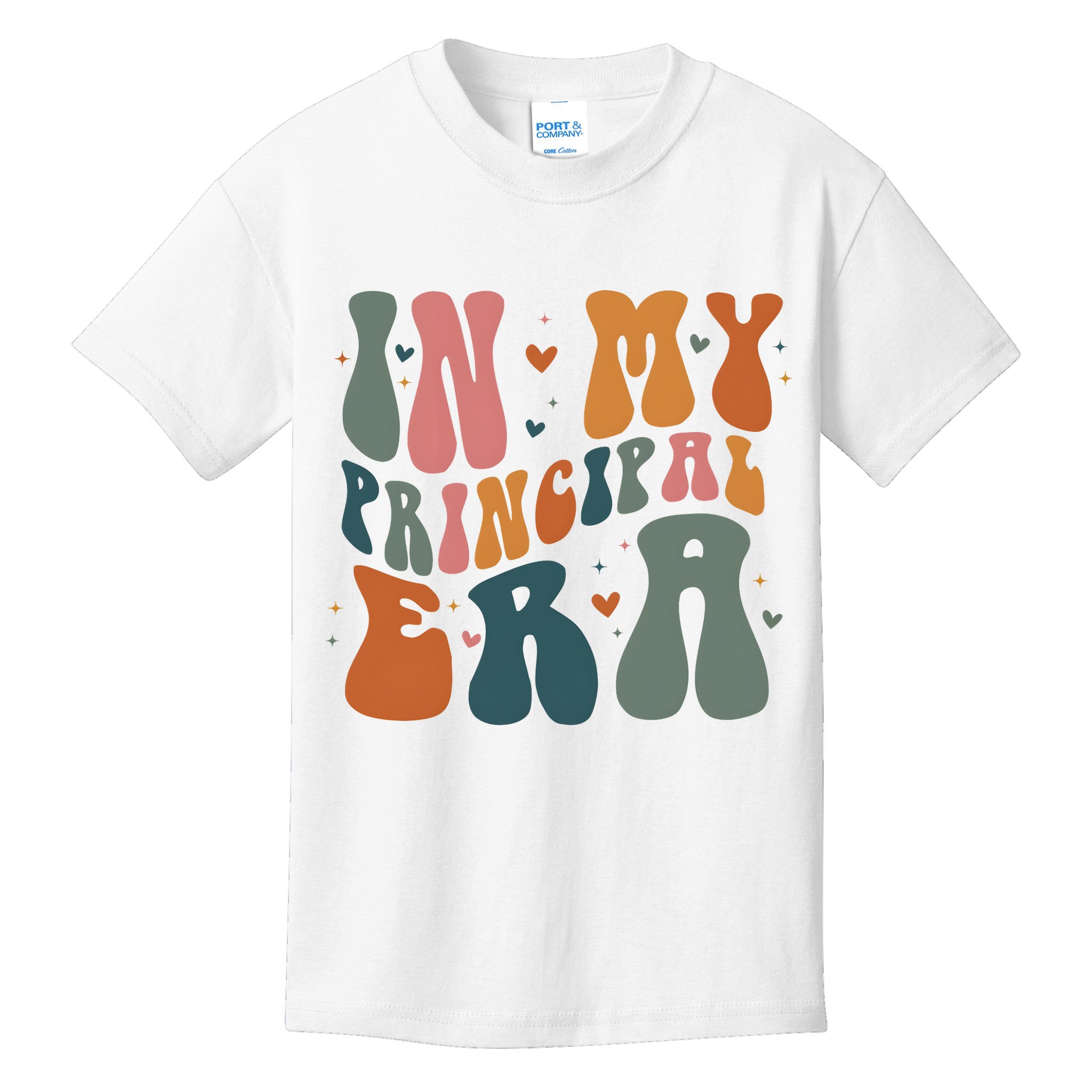 In My Principal Era Retro Back To School Teacher Life Kids T-Shirt