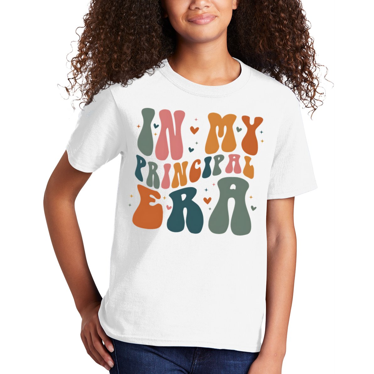 In My Principal Era Retro Back To School Teacher Life Kids T-Shirt