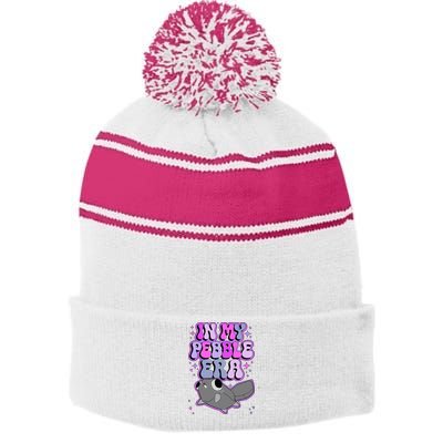 In My P.E.B.B.L.E Era World Stripe Pom Pom Beanie