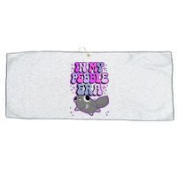 In My P.E.B.B.L.E Era World Large Microfiber Waffle Golf Towel