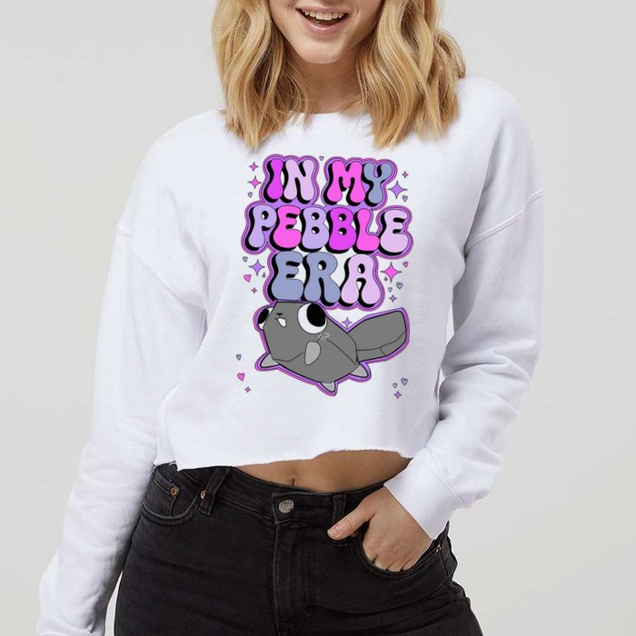 In My P.E.B.B.L.E Era World Cropped Pullover Crew