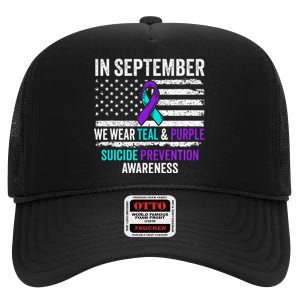 In My Pre K Era Back To School Retro Groovy Pre K Teachers High Crown Mesh Back Trucker Hat