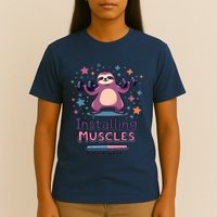 Installing Muscles Please Wait Sloth Fitness Sloths T-Shirt