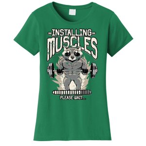 Installing Muscles Please Wait Gym Women's T-Shirt