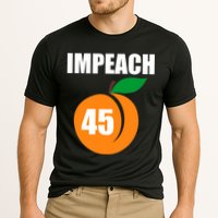 Impeach 45 Peach Emoji Anti Trump Impeachment Cooling Performance Crew T-Shirt