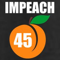 Impeach 45 Peach Emoji Anti Trump Impeachment Adult Drive Performance Visor