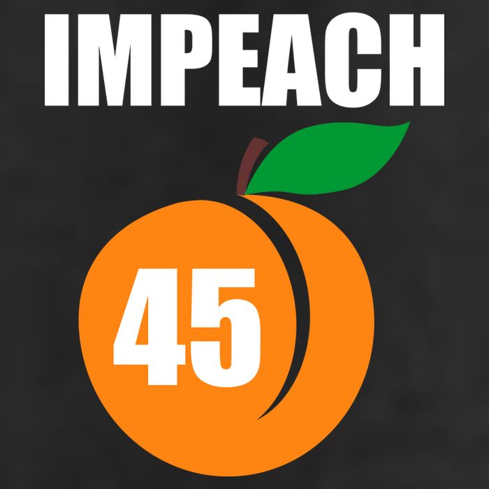 Impeach 45 Peach Emoji Anti Trump Impeachment Adult Drive Performance Visor