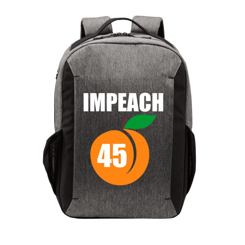 Impeach 45 Peach Emoji Anti Trump Impeachment Vector Backpack