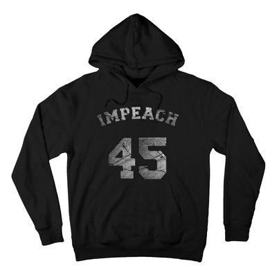 Impeach 45 Stone Logo Anti Trump Impeachment Hoodie