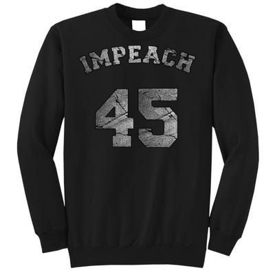 Impeach 45 Stone Logo Anti Trump Impeachment Sweatshirt