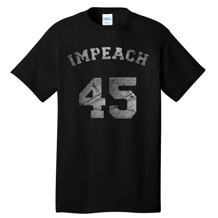 Impeach 45 Stone Logo Anti Trump Impeachment Tall T-Shirt