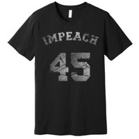 Impeach 45 Stone Logo Anti Trump Impeachment Premium T-Shirt