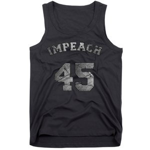 Impeach 45 Stone Logo Anti Trump Impeachment Tank Top