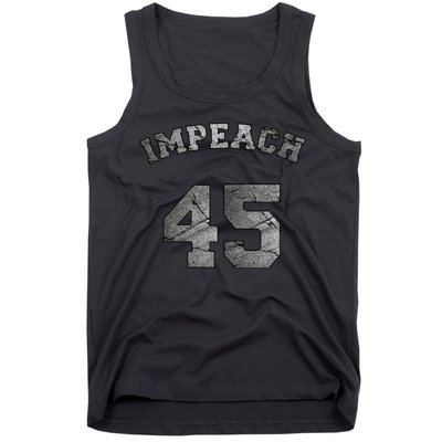 Impeach 45 Stone Logo Anti Trump Impeachment Tank Top